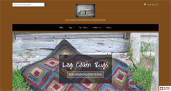 Desktop Screenshot of logcabinrugs.com